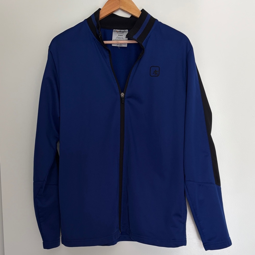 And1 Men's Blue and Black Lightweight Track Jacket